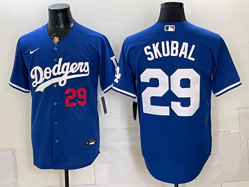 men Los Angeles Dodgers #29 Skubal blue Game 2026 Nike MLB Jersey 0807004->los angeles dodgers->MLB Jersey